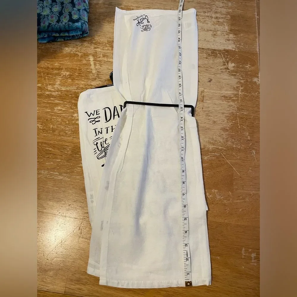 NWT Primitive’s by Kathy We Dance in this Kitchen…  Kitchen Cotton TeaTowel Set